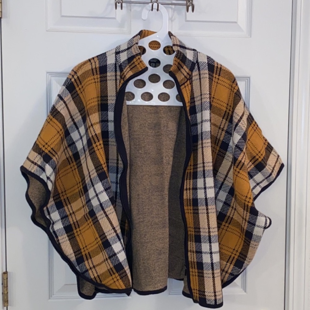 Jones New York Zip Up Poncho